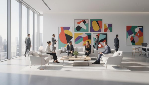 La location d'art contemporain pour espaces professionnels : un levier d'image moderne